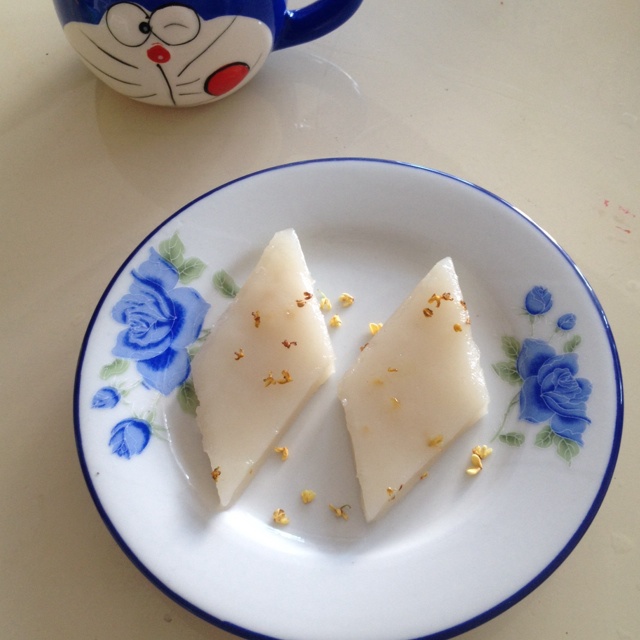 水晶桂花糕