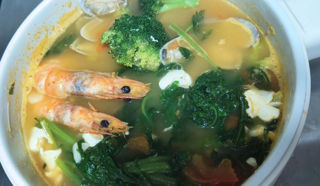 蛤蜊豆腐汤(减肥)