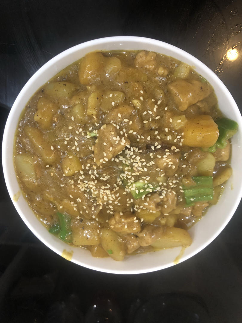 土豆咖喱鸡肉