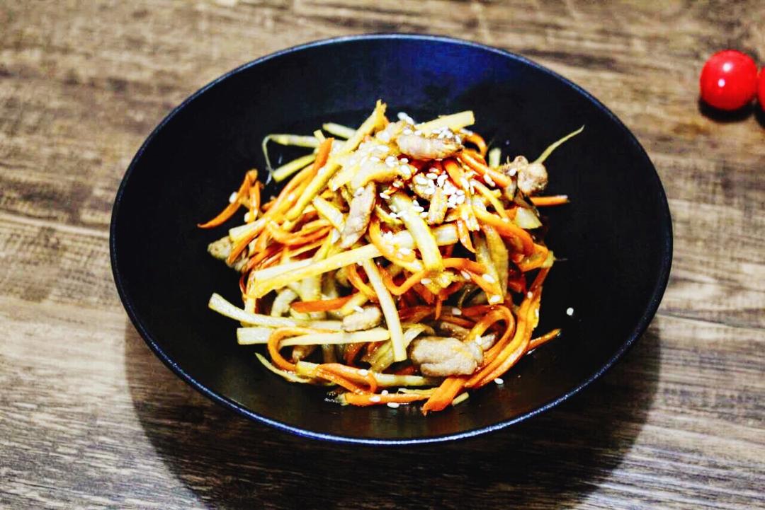 不加水也不油的金平风牛蒡