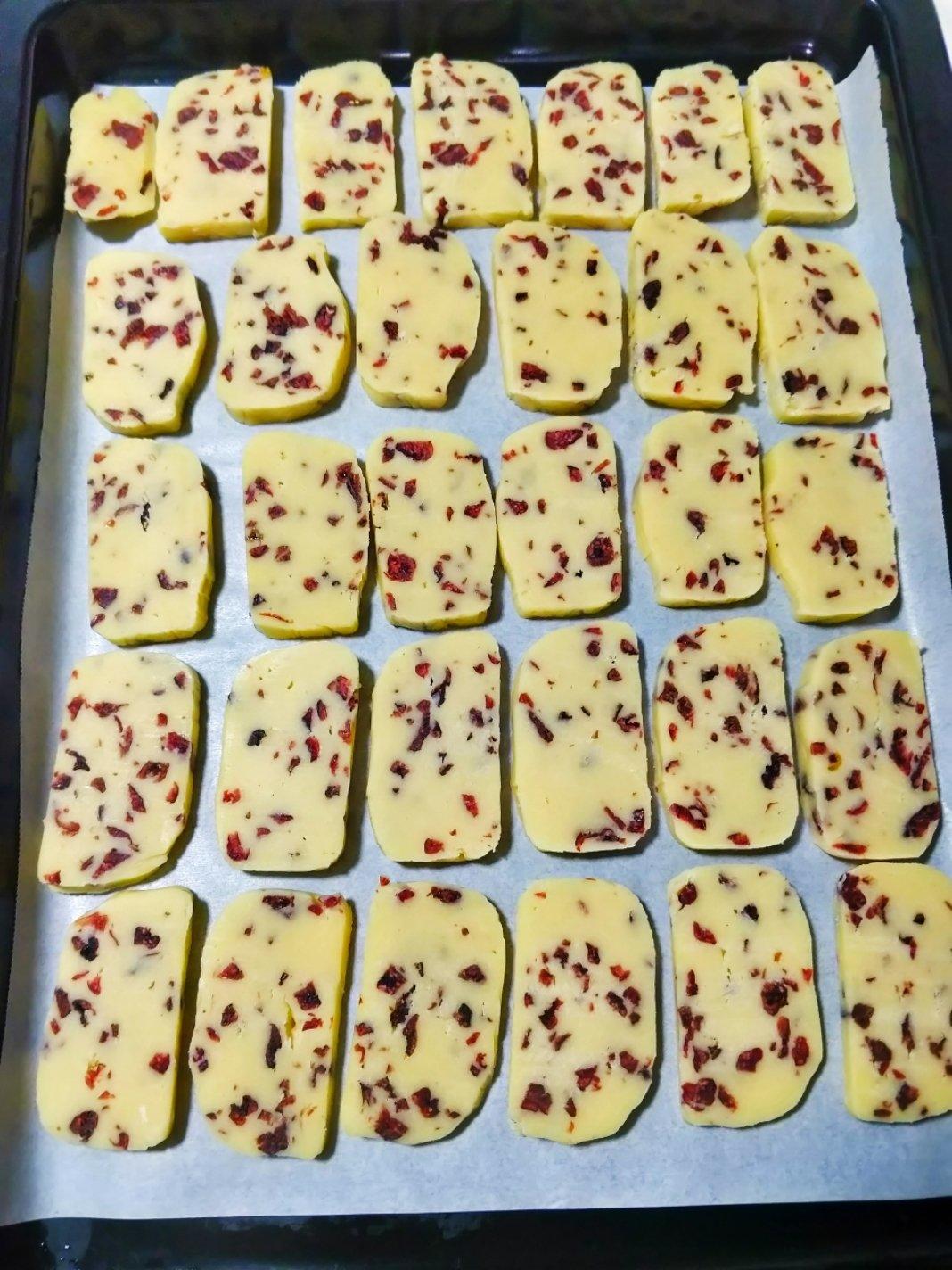 低糖少油版蔓越莓饼干