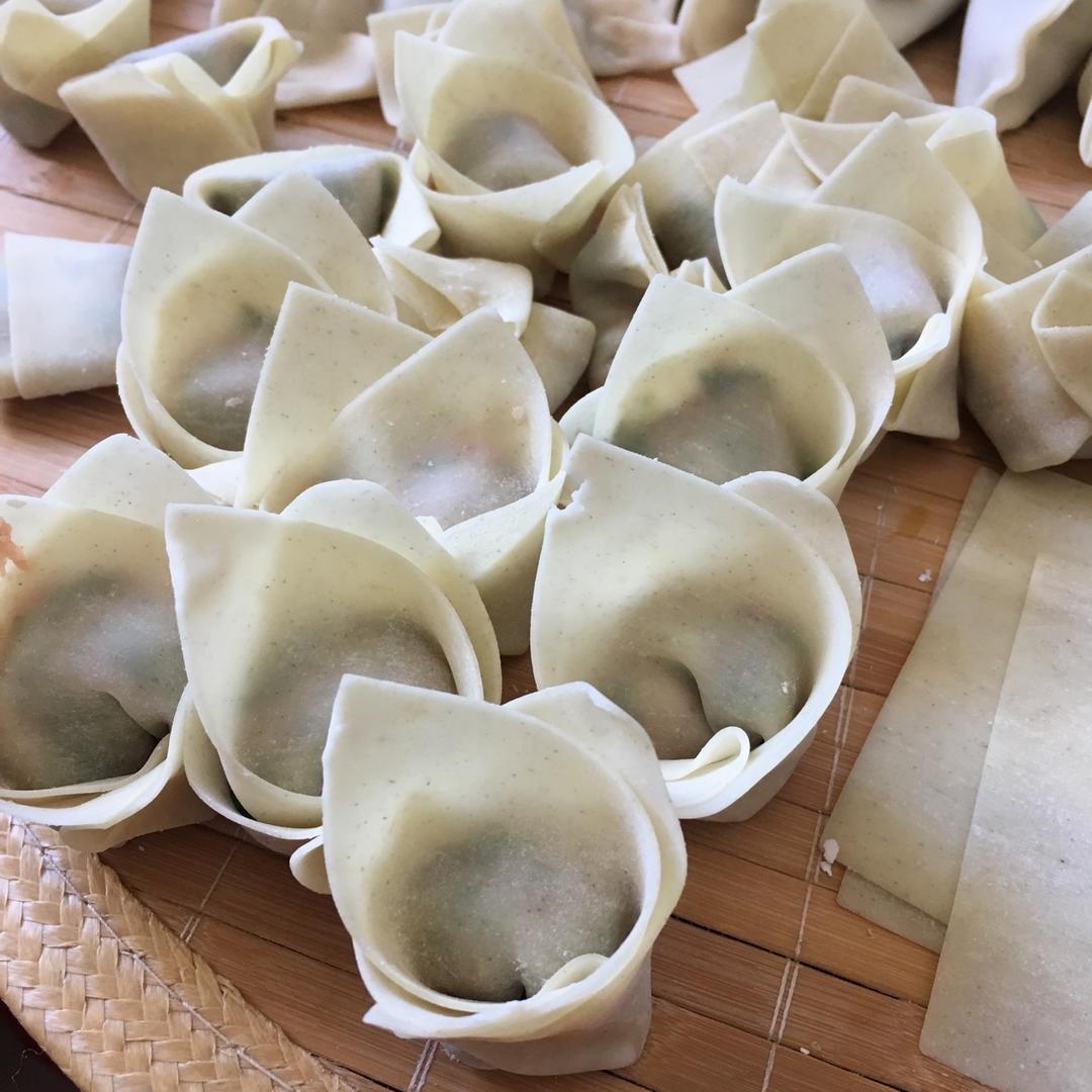 馄饨的包法（简单易学不跑馅儿）