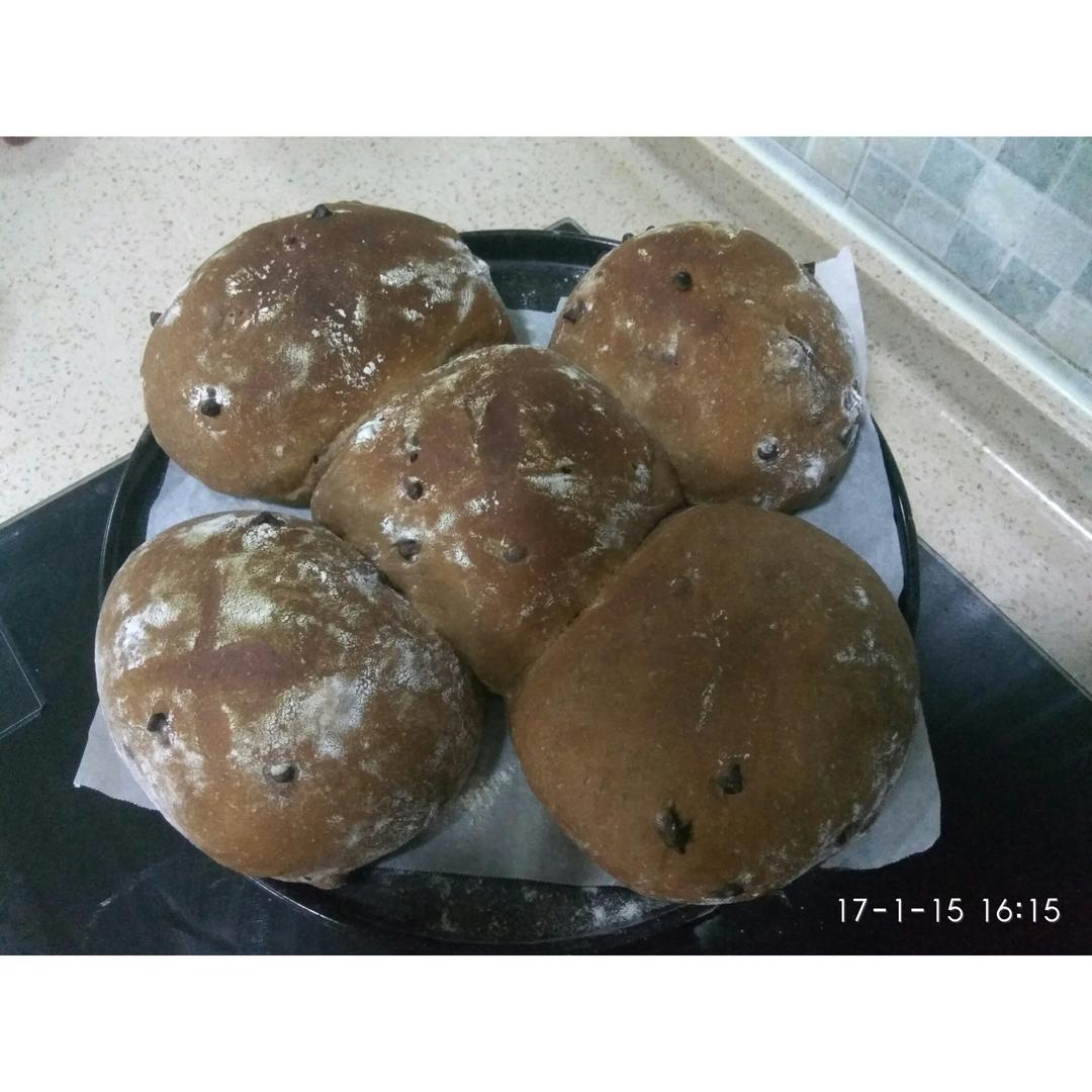 巧克力蔓越莓软欧 Rano Bread