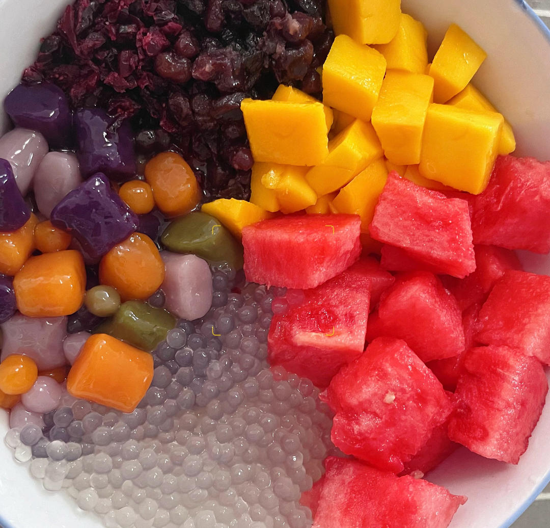 夏日必备甜品：椰奶芋圆