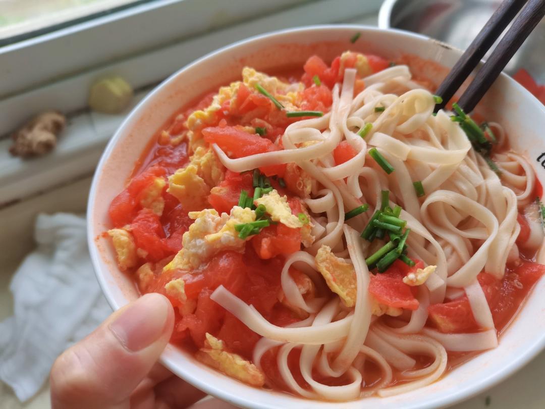 汤都要喝光的西红柿鸡蛋面