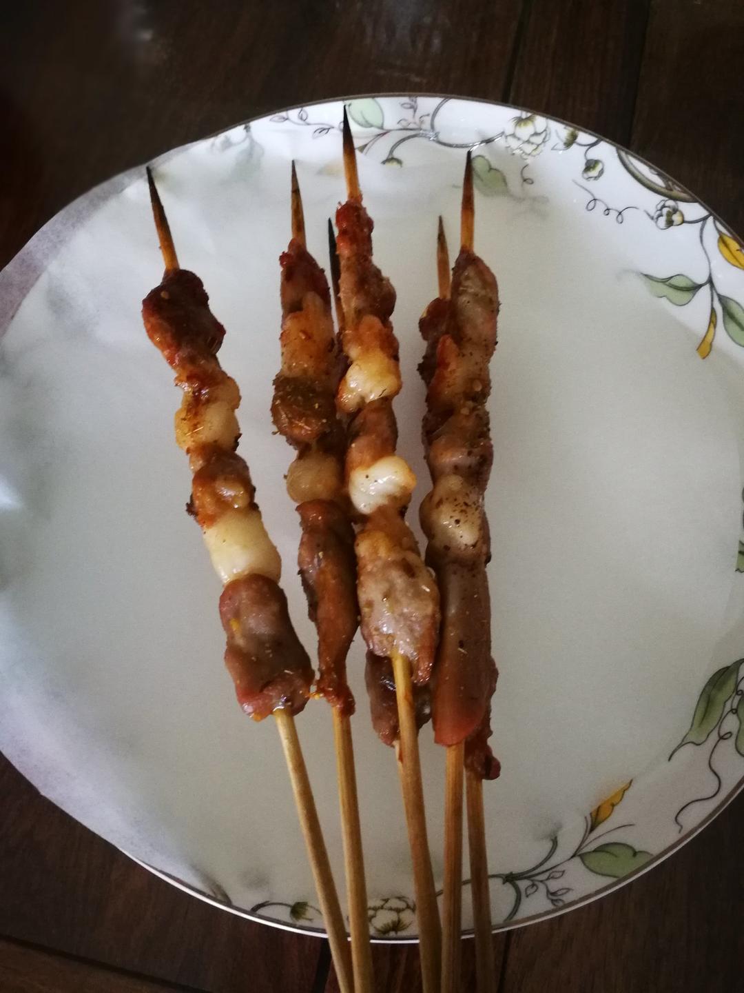 在家也能吃烤羊肉——孜然烤羊肉串