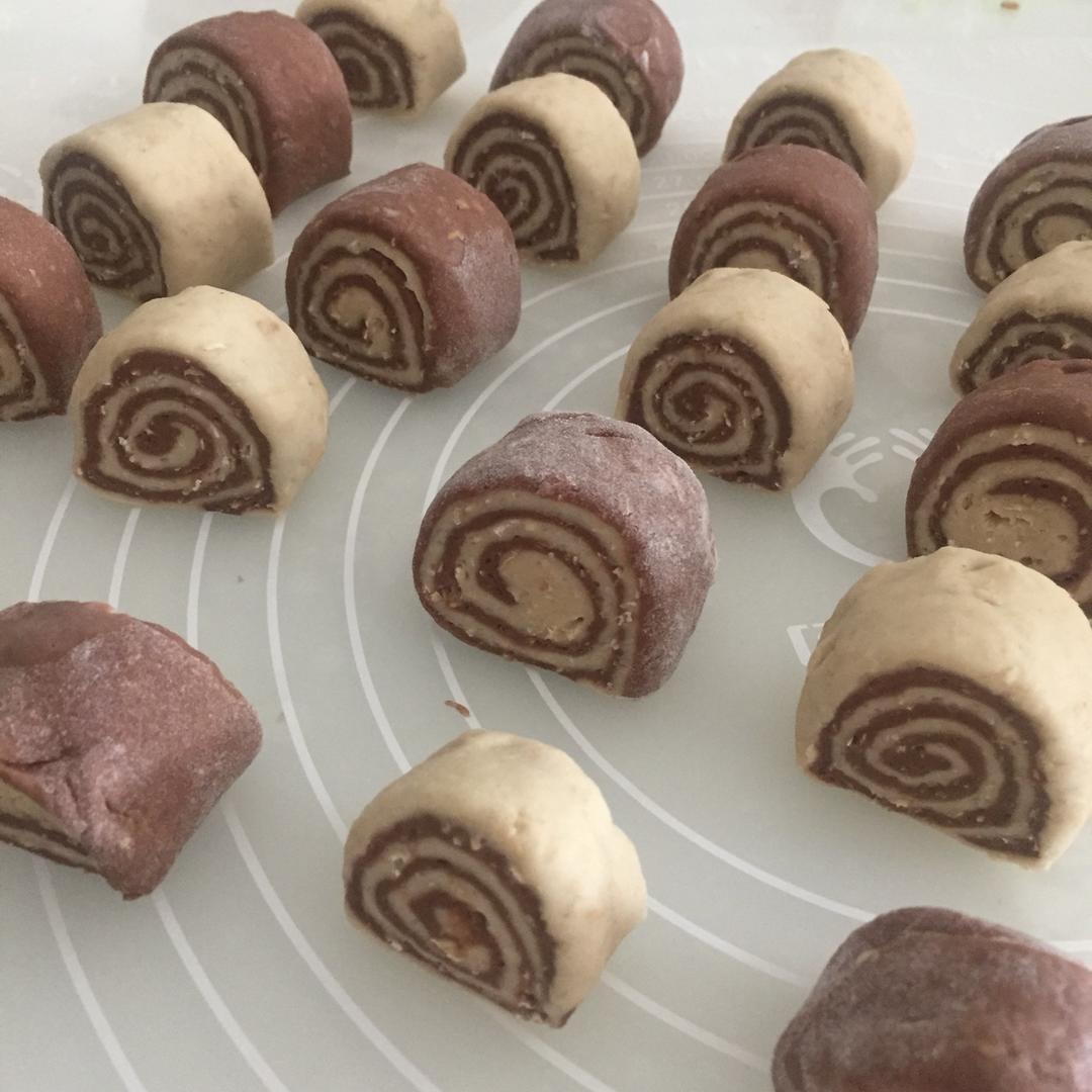双色刀切馒头