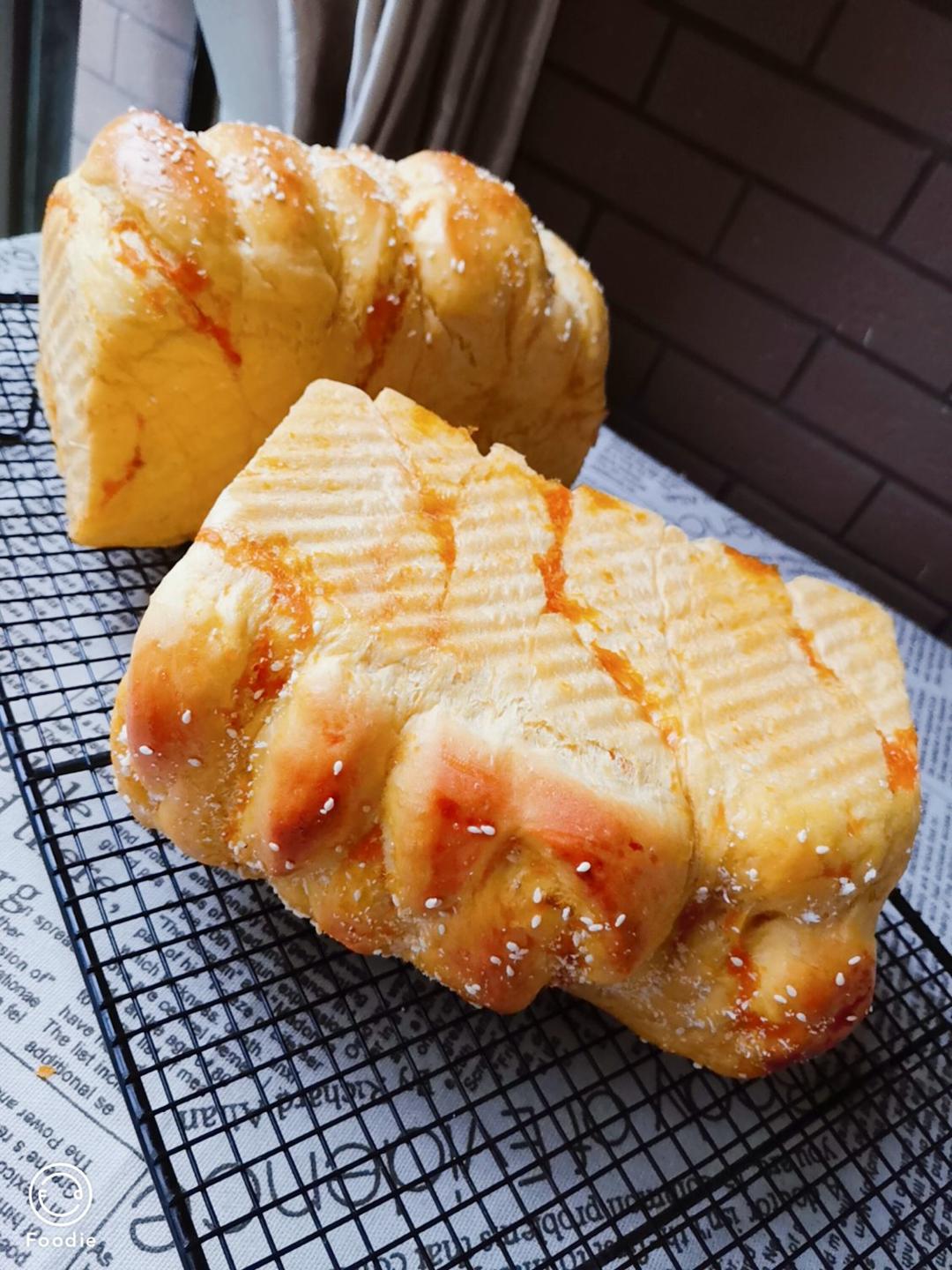 双倍美味南瓜吐司（双重南瓜，美味加倍）