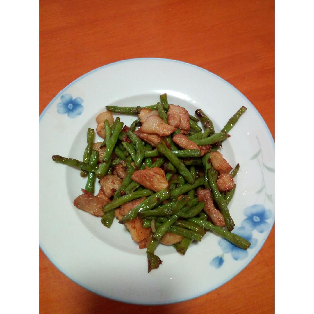 豆角炒肉