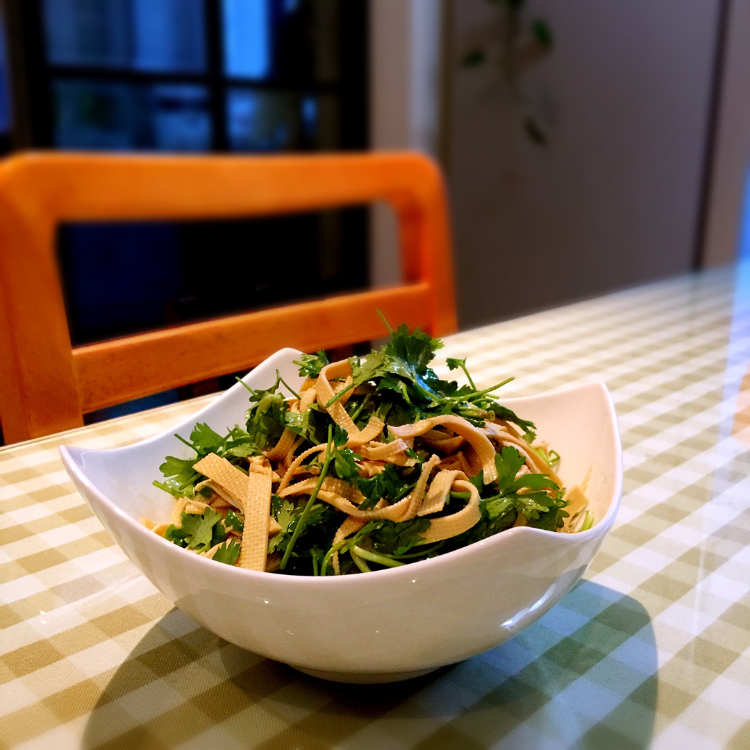 宁55做的香菜干丝