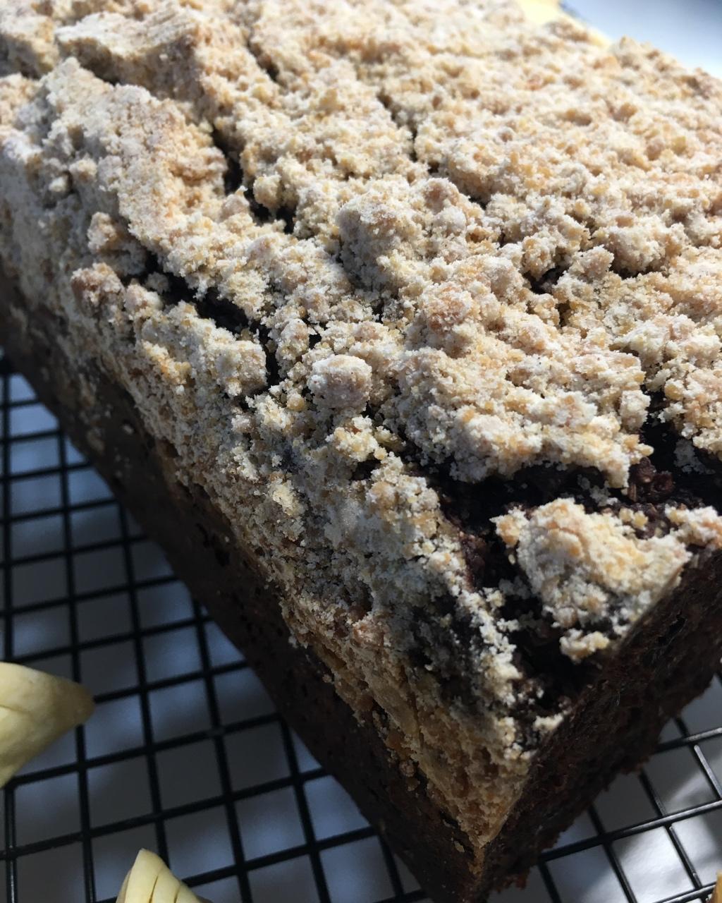 摩卡花生酥全麦快手面包丨健康·烘焙