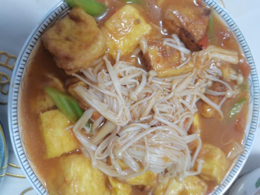 超嫩巨下饭的茄汁日本豆腐，好吃到舔盘