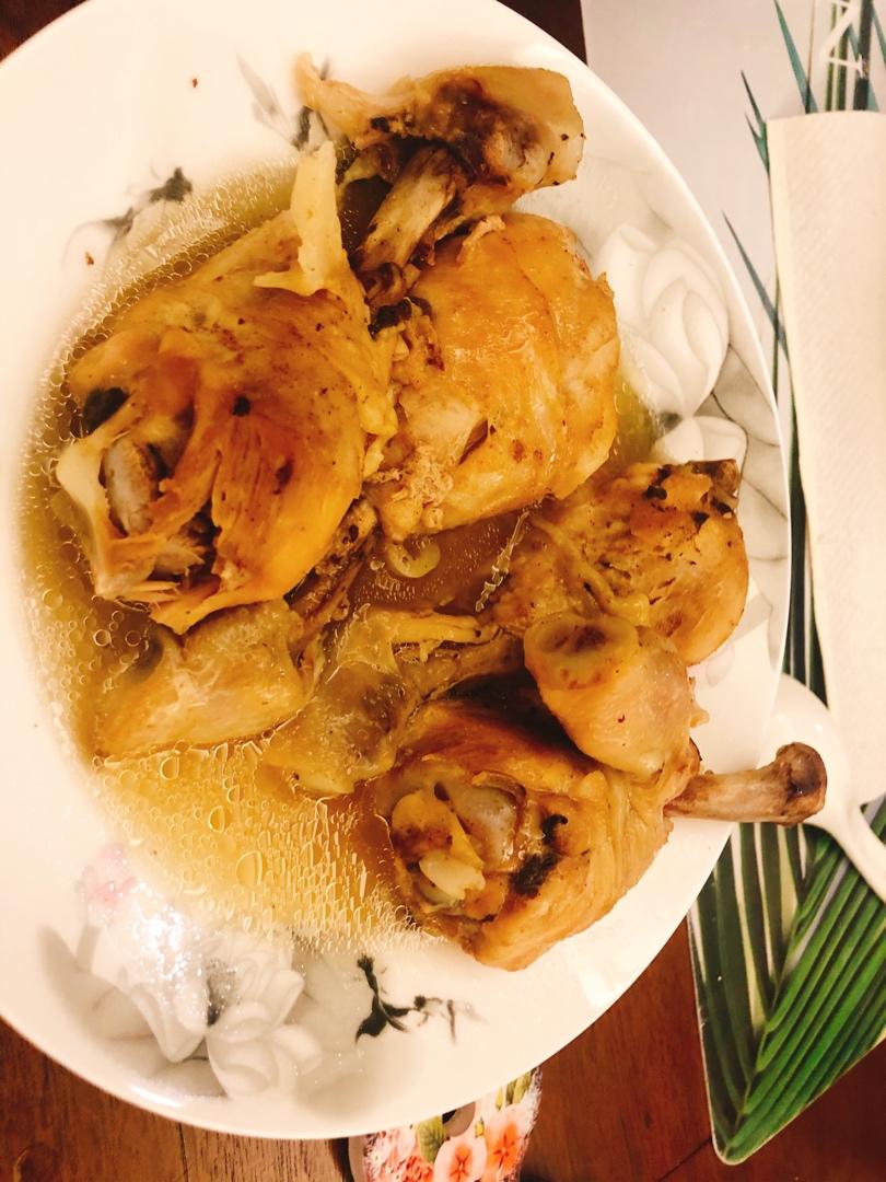 零基础盐焗鸡腿（电饭锅）