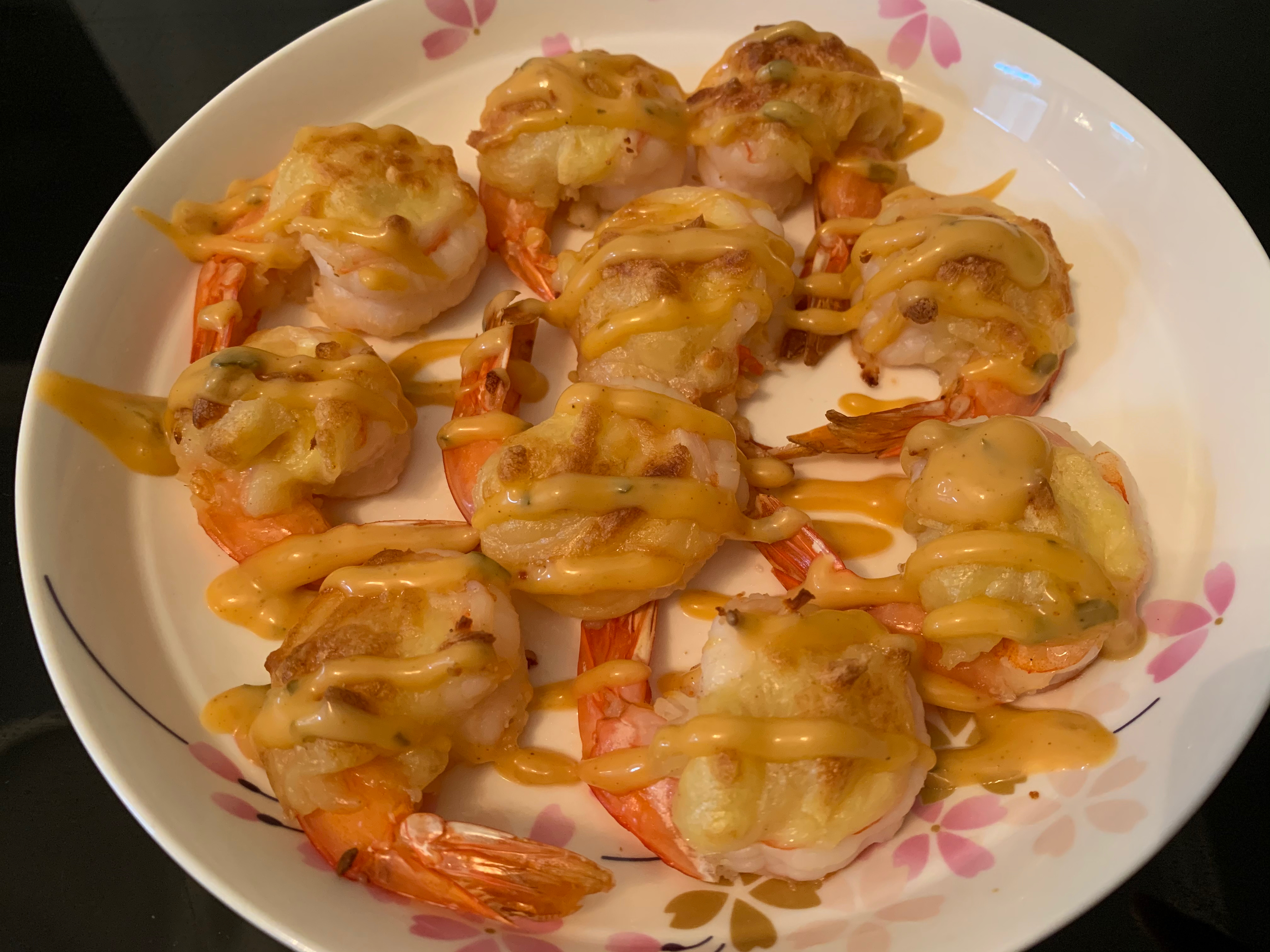 芝士土豆焗大虾