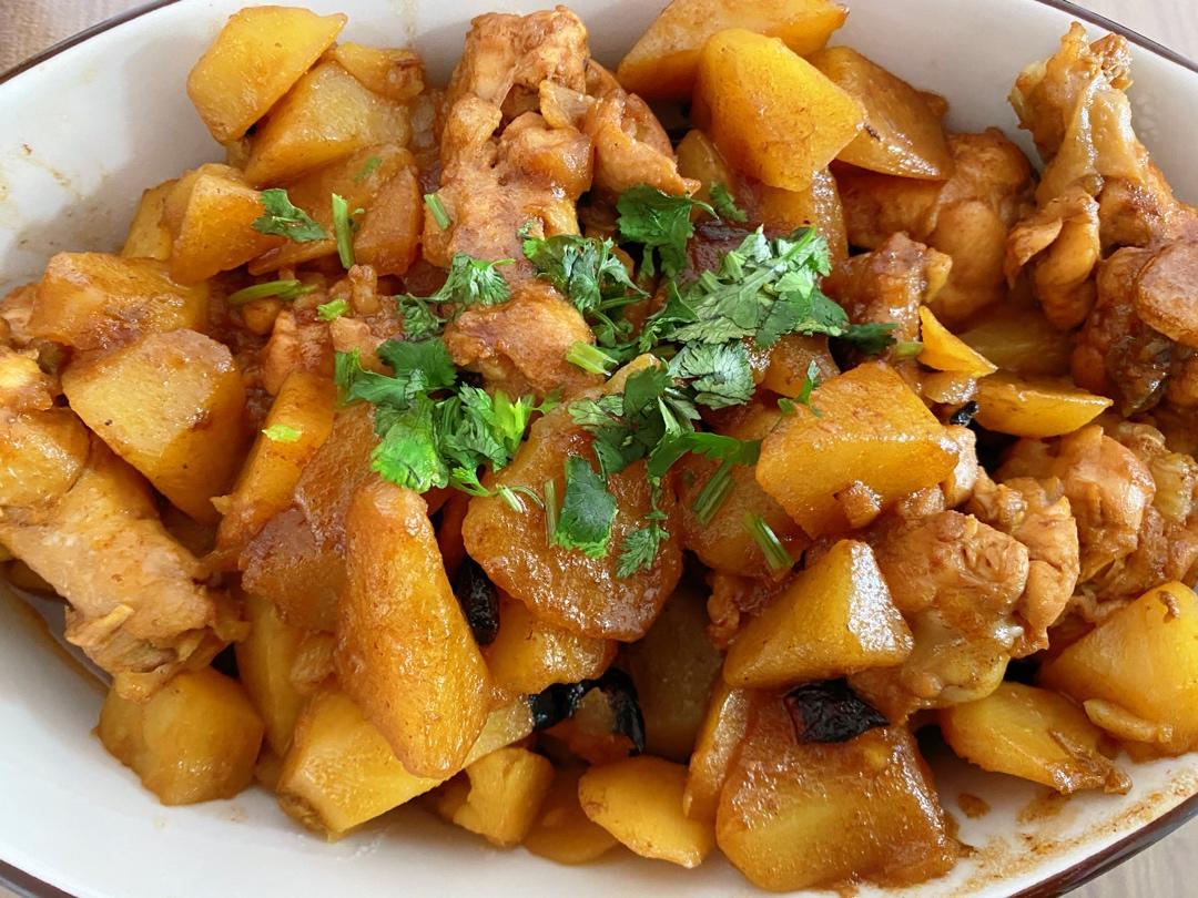土豆烧鸡腿
