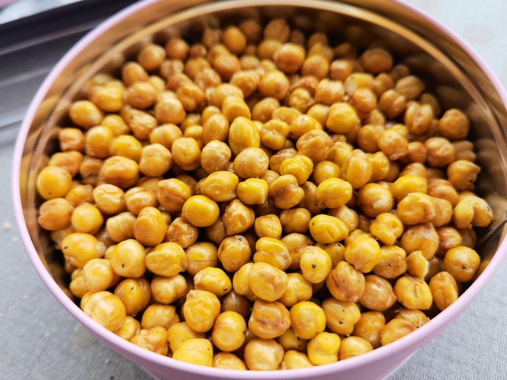 简便版烤鹰嘴豆～低脂高蛋白，替代坚果更健康，健身减脂的小伙伴有口福～