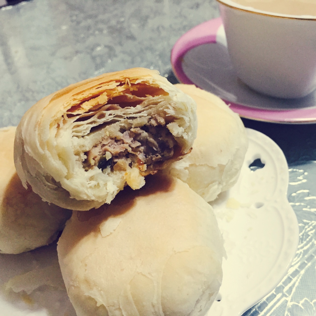 泳式鲜肉榨菜月饼