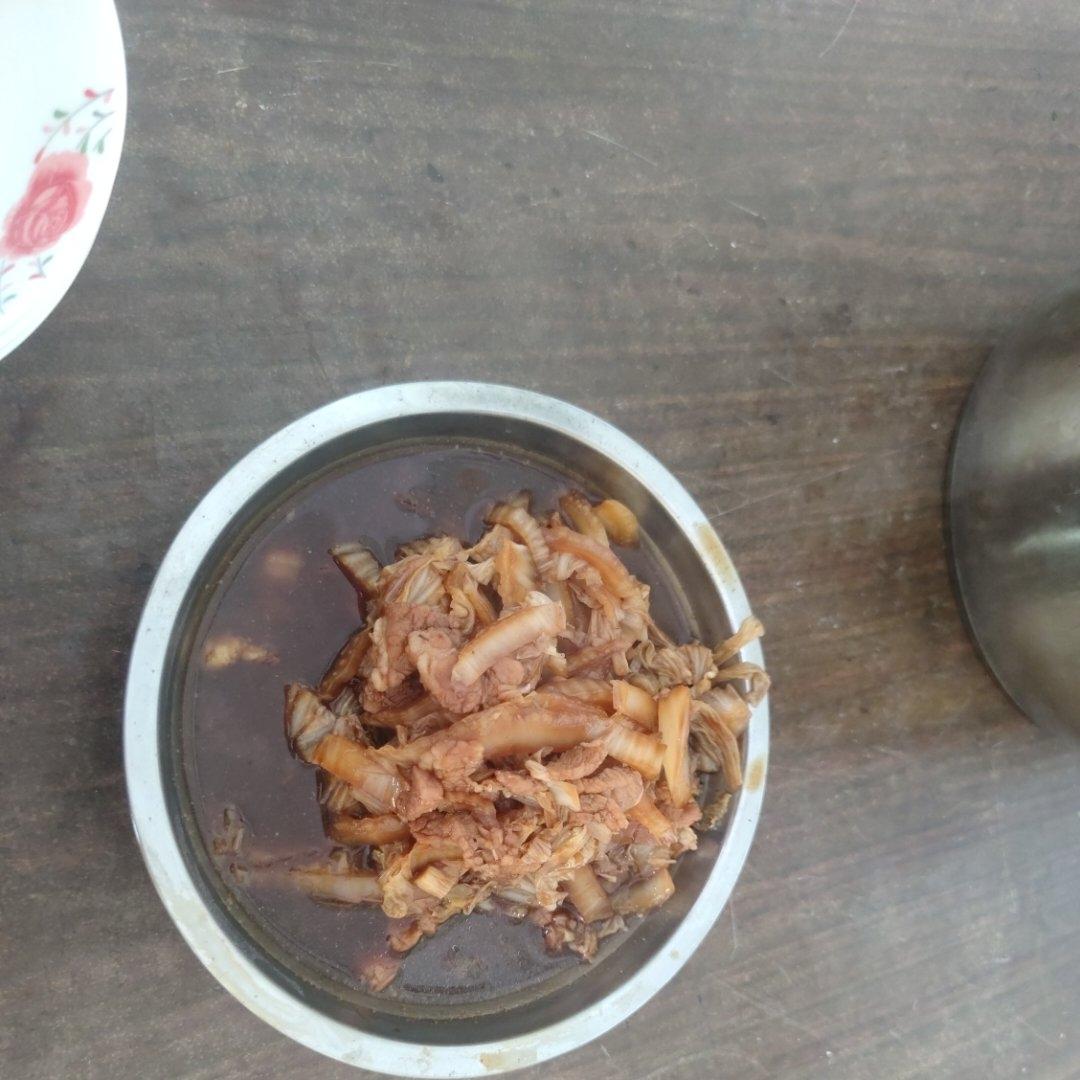 白菜炒肉
