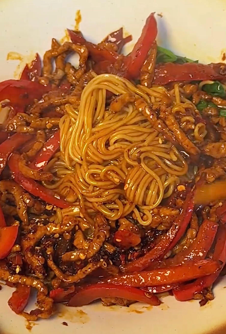 红椒辣子面