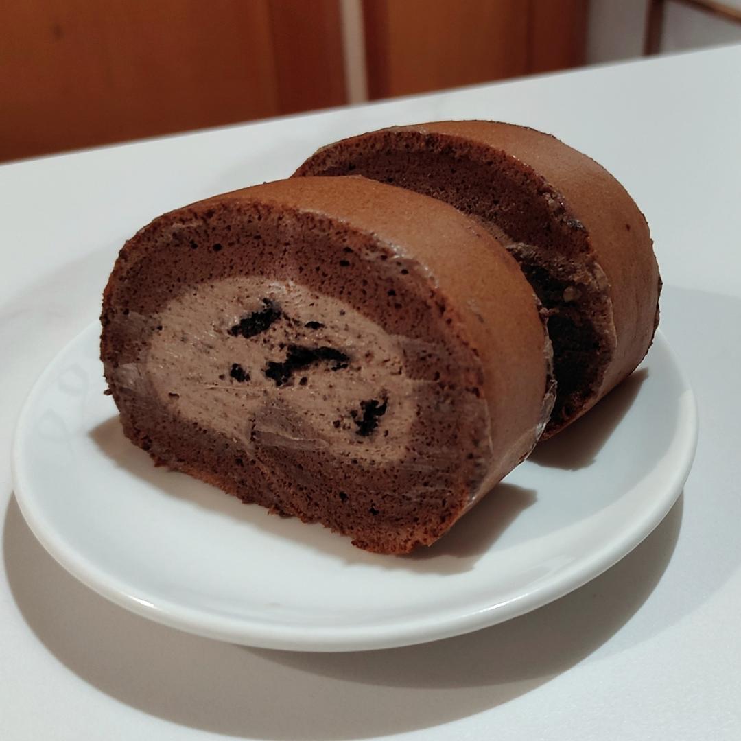 摩卡奥利奥咸奶油蛋糕卷