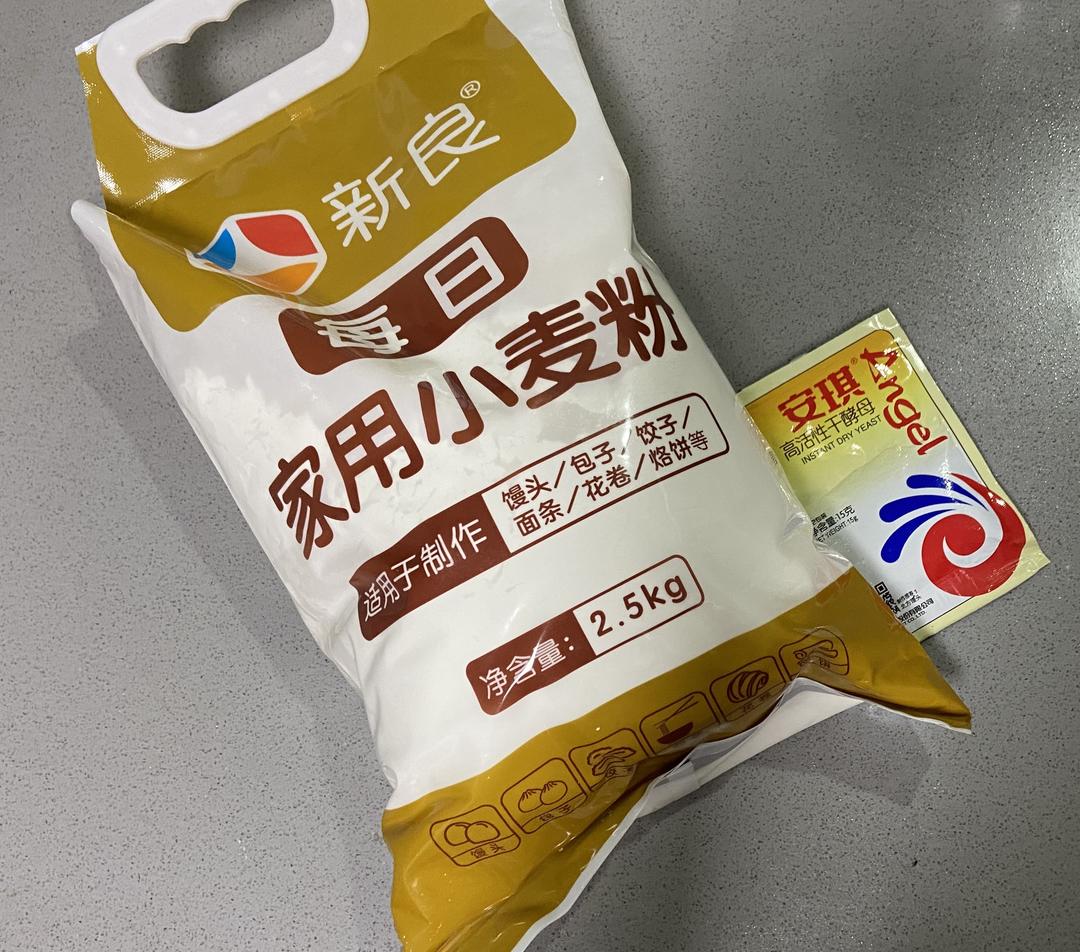 纯奶手撕吐司的做法 步骤1