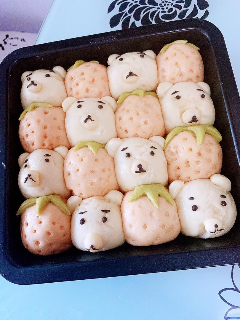 小朋友无法抗拒的卡通挤挤小馒头