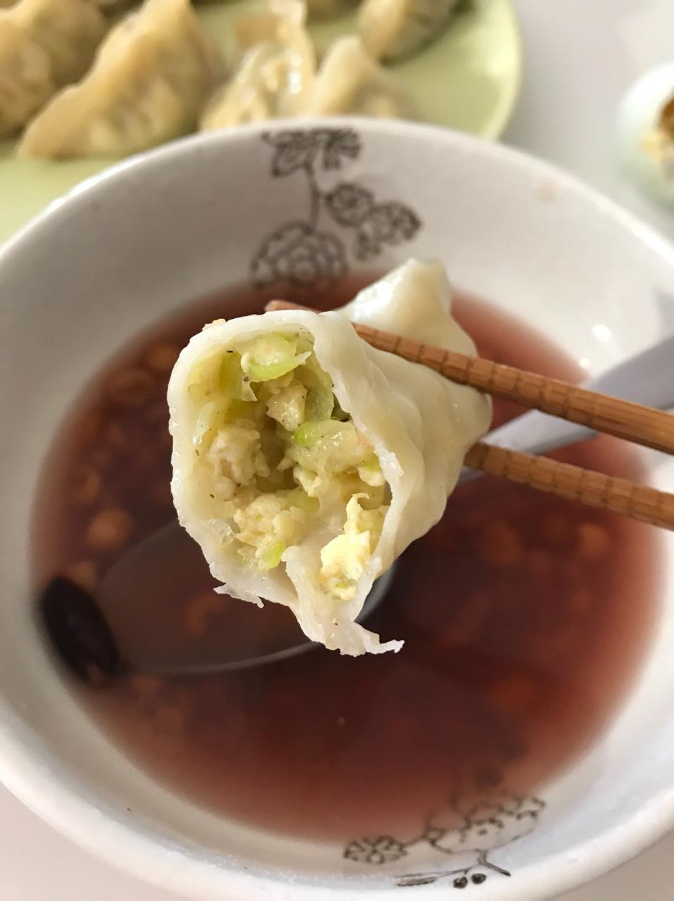西葫芦鸡蛋虾皮饺子