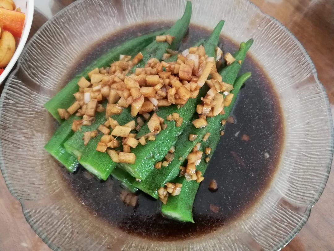 蒜蓉秋葵