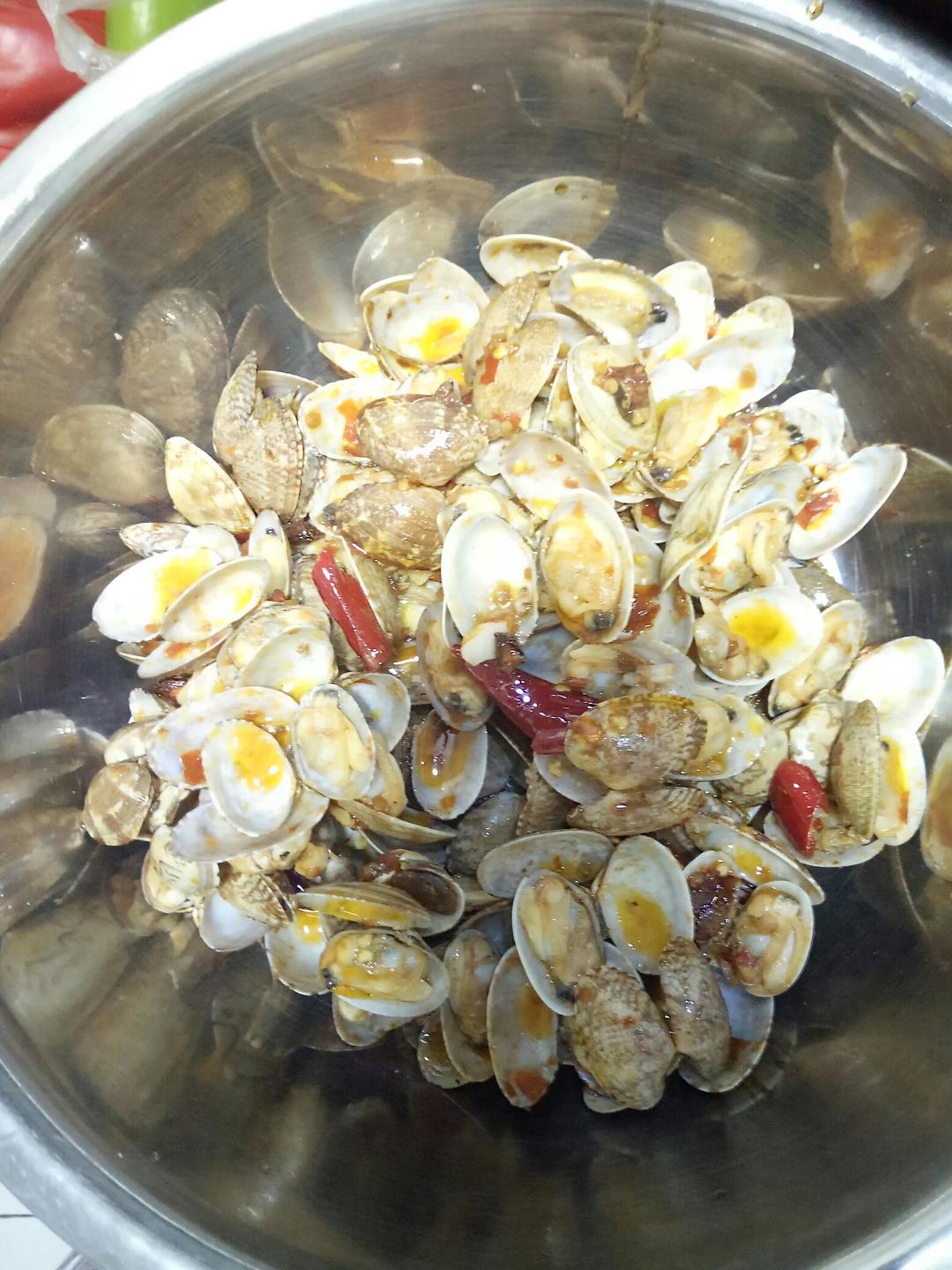 辣炒花甲
