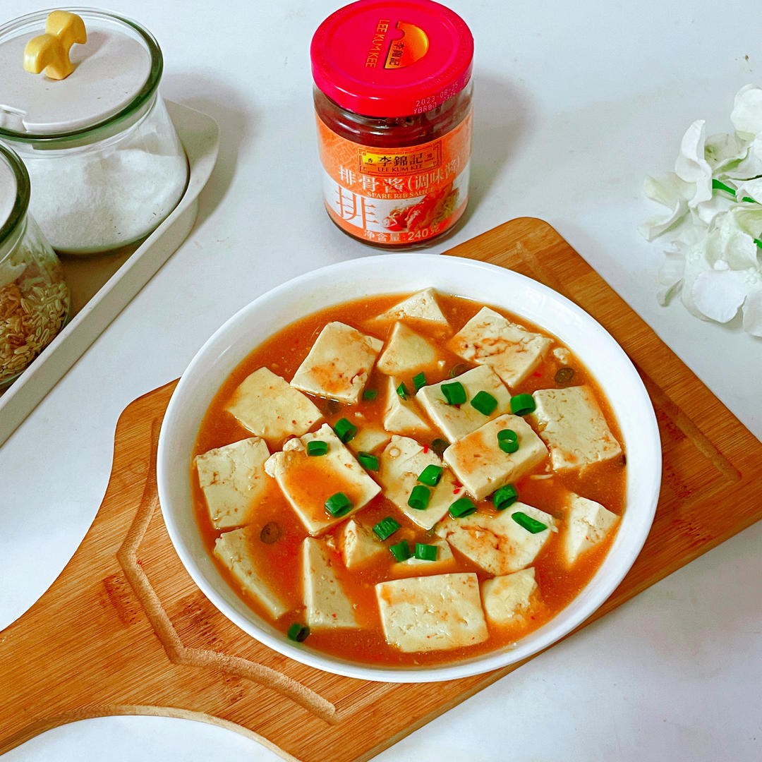 大师菜谱|排骨酱焖豆腐/简单快手的素菜