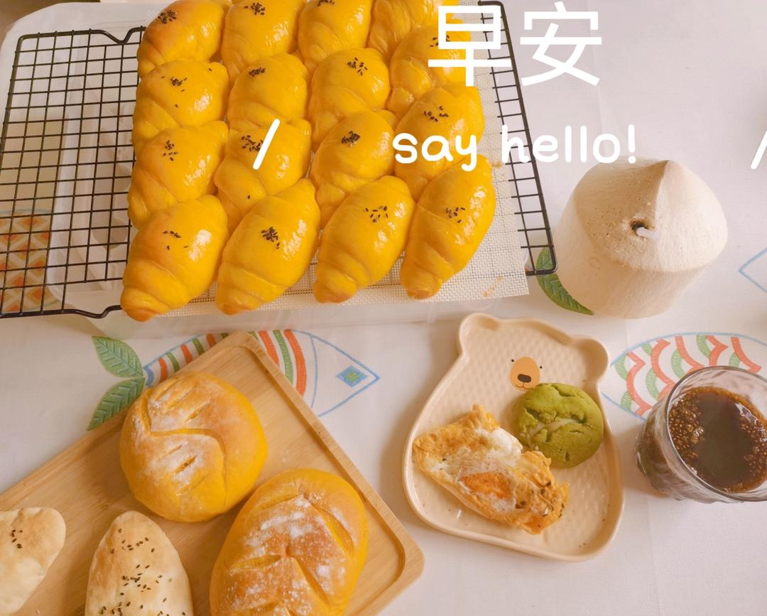 南瓜面包卷