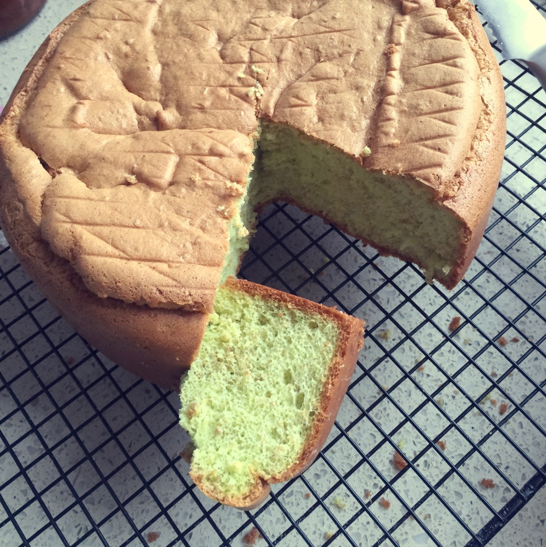 椰香全麦戚风蛋糕