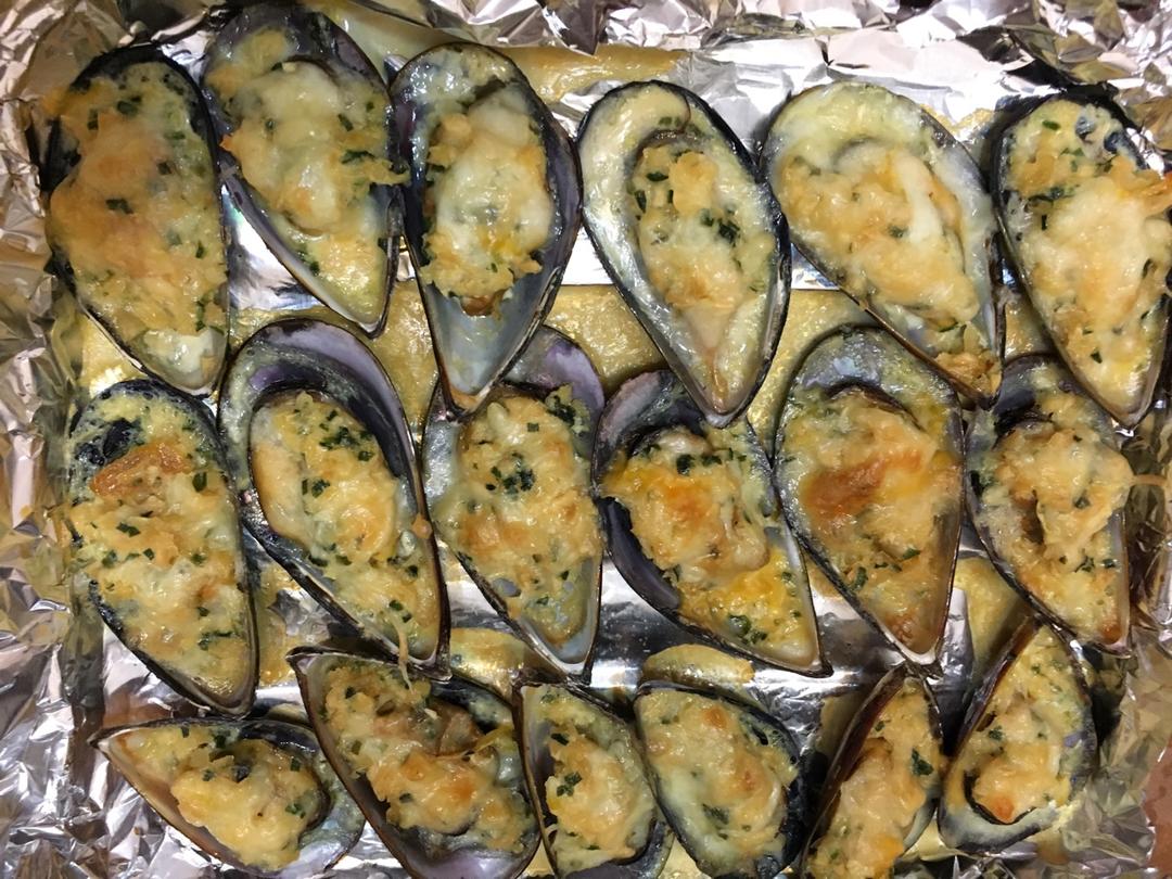 【这样做青口贝才够好吃】——蒜蓉焗青口