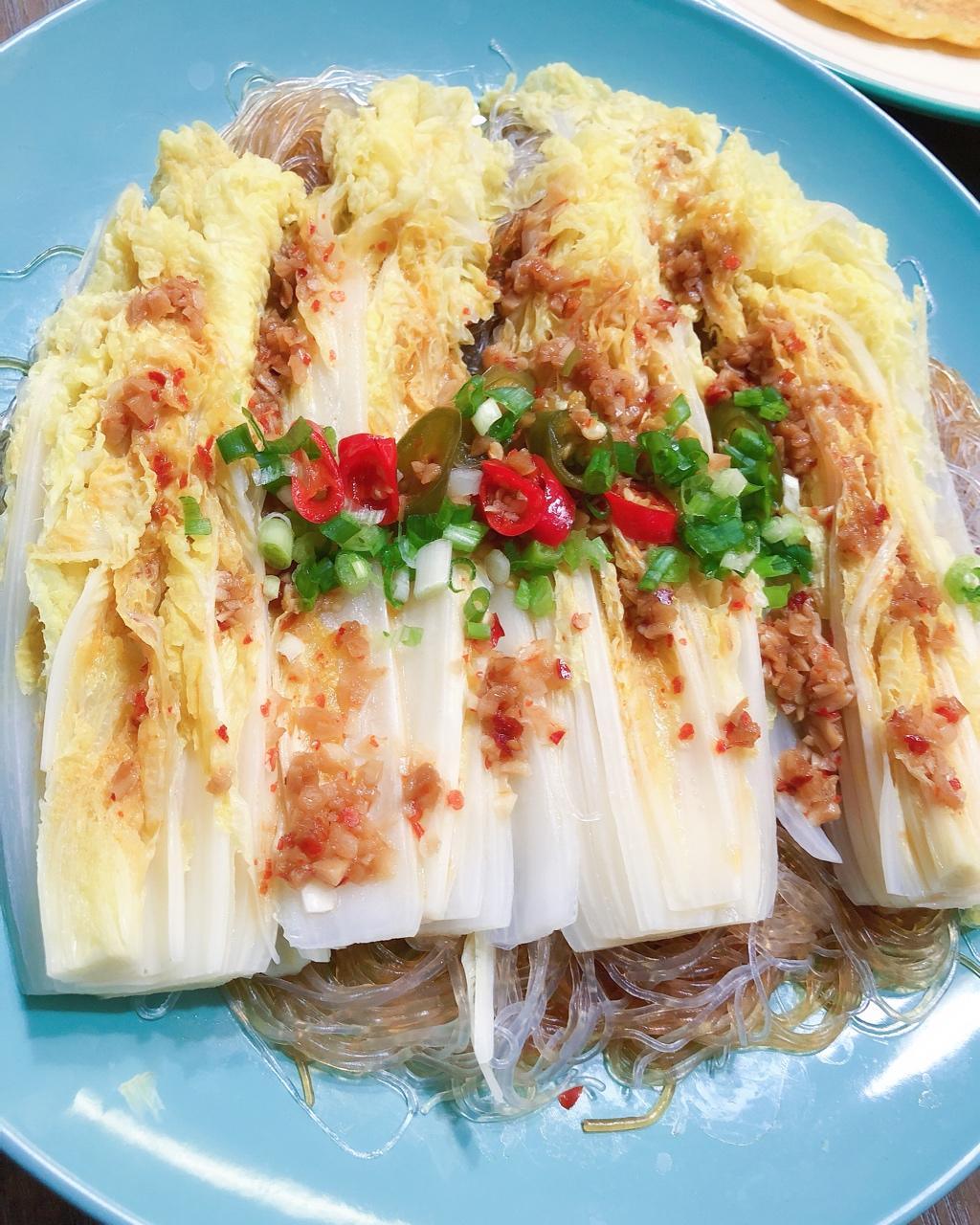 蒜蓉粉丝蒸娃娃菜