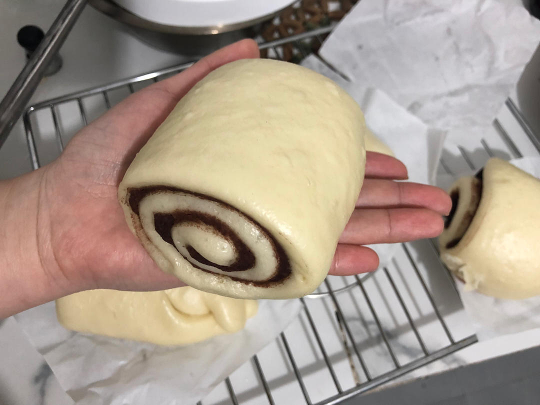 广式奶香红豆馒头卷