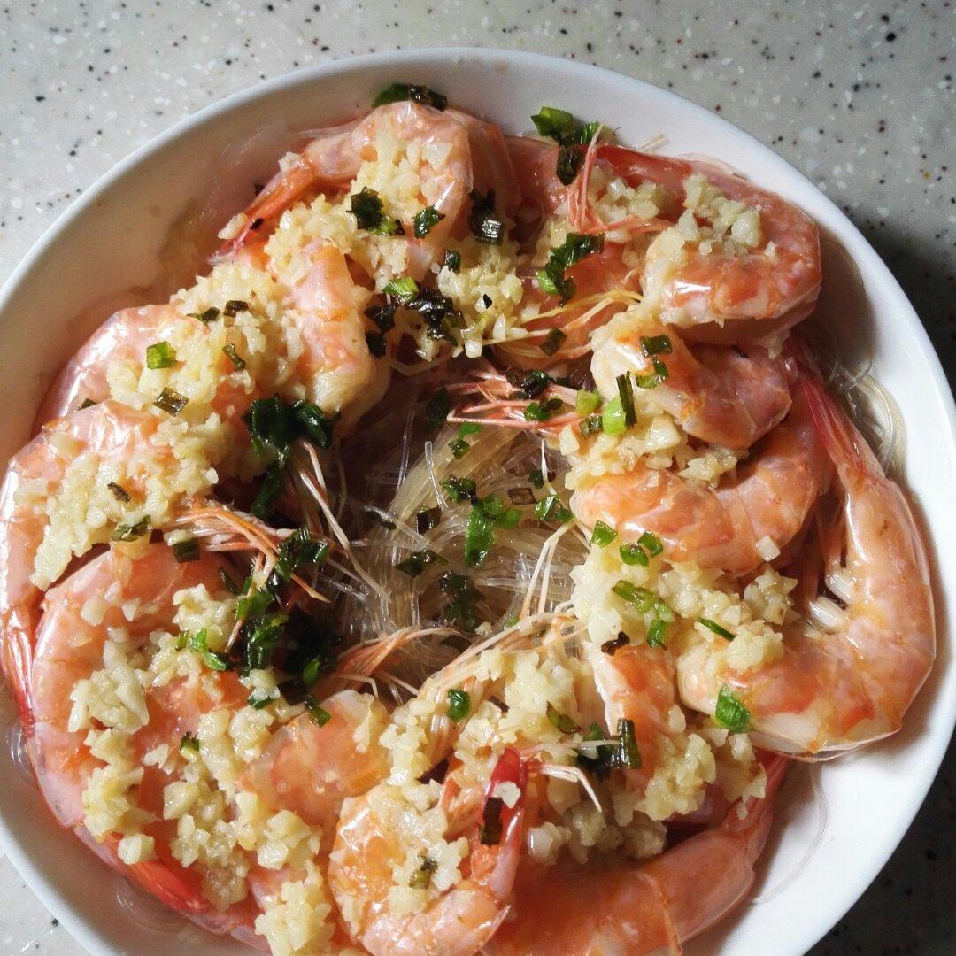 蒜蓉粉丝蒸大虾