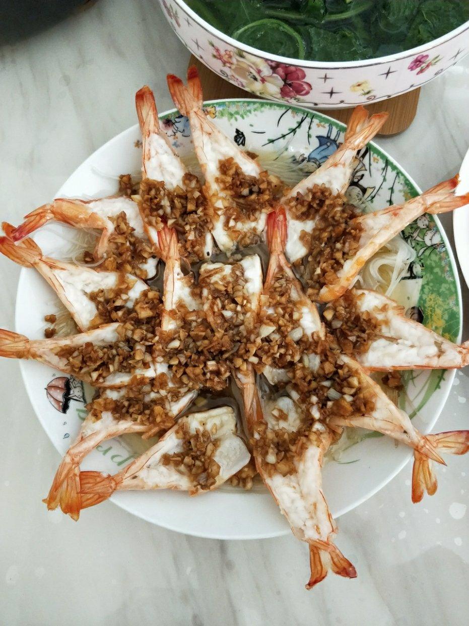 蒜蓉粉丝蒸虾