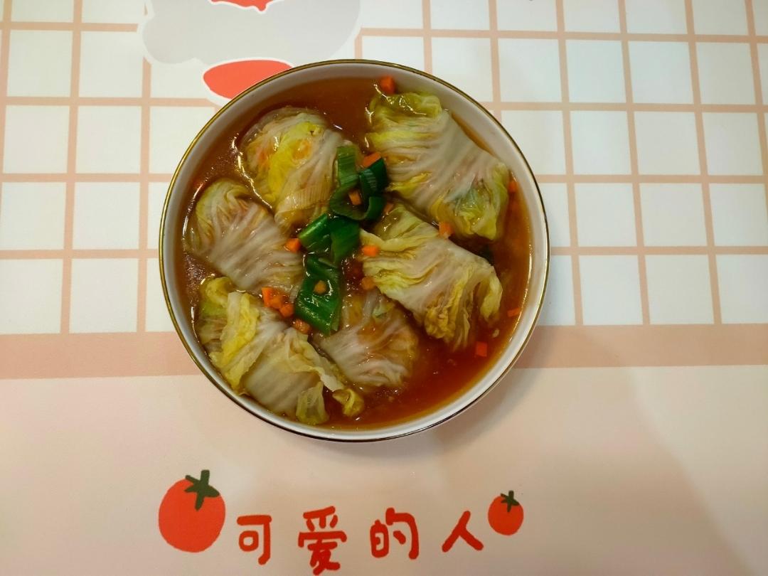 肉酿白菜卷