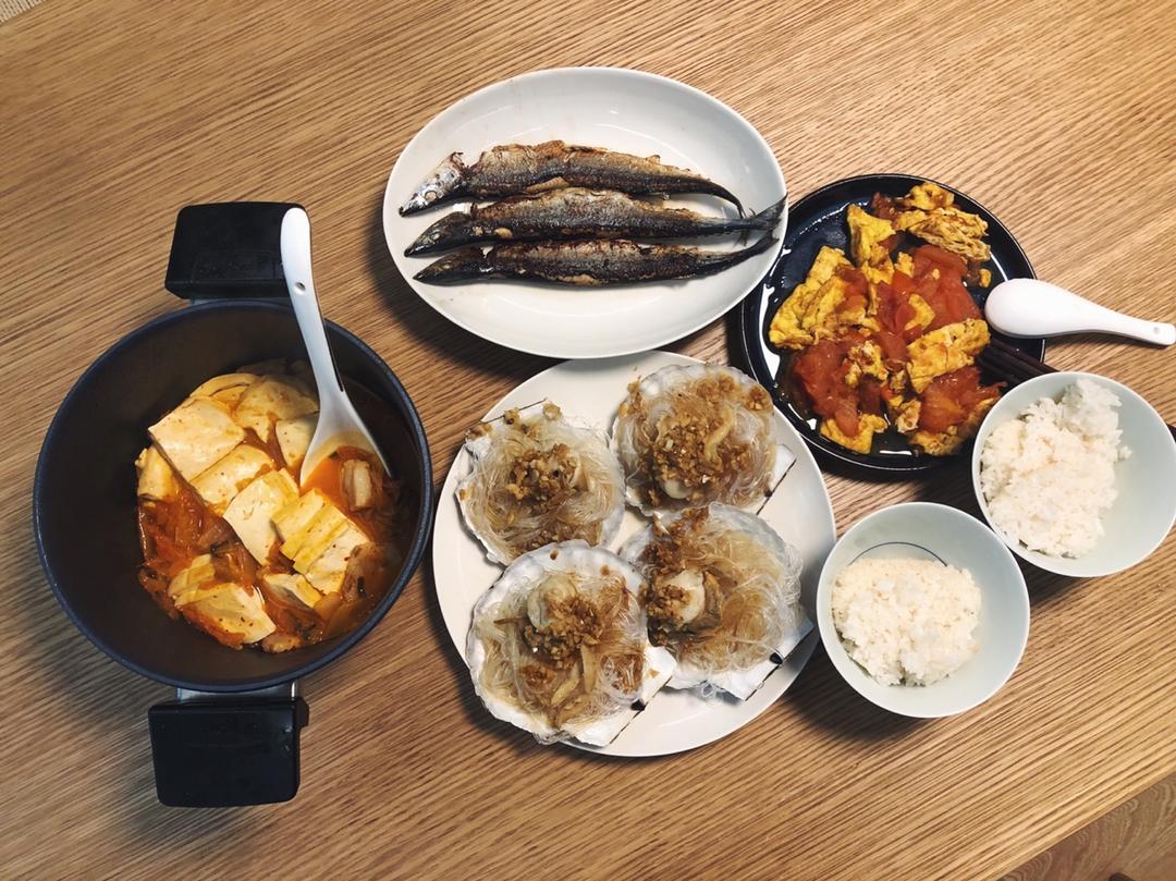 蒜蓉粉丝蒸扇贝