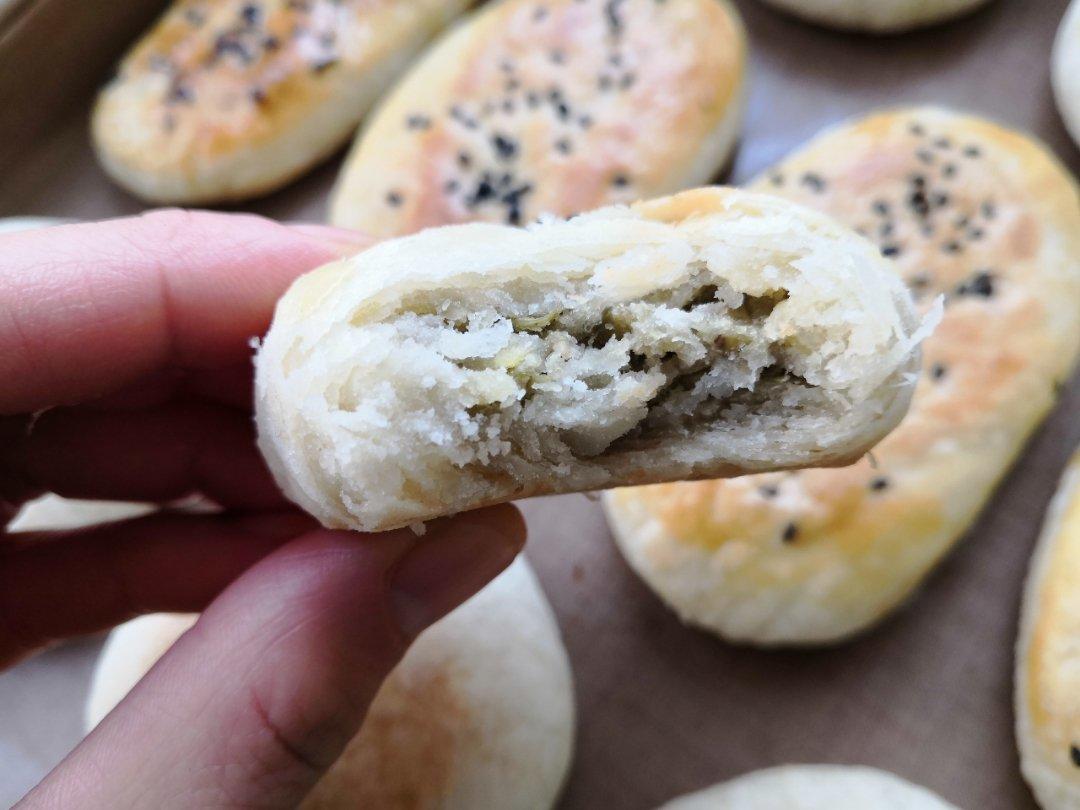 不炒陷的绿豆/红豆酥饼