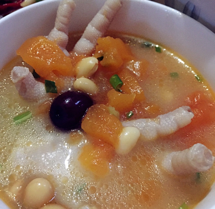花生木瓜鸡脚汤