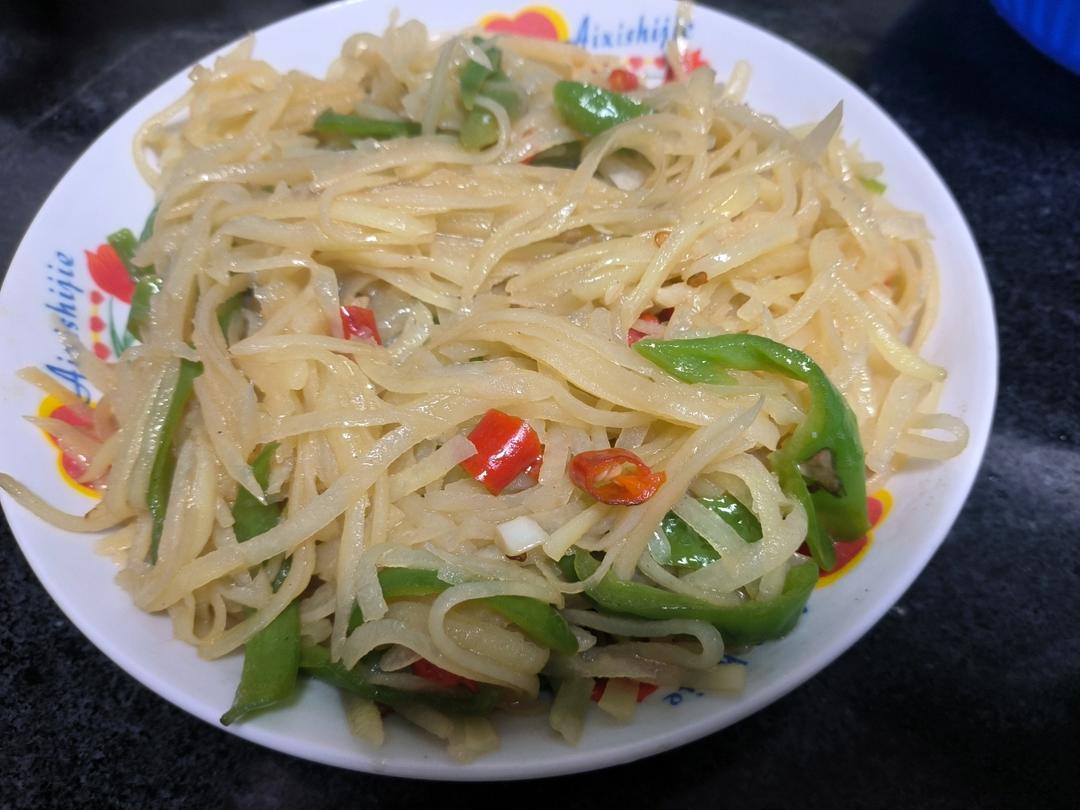 超级无敌下饭菜～酸辣土豆丝
