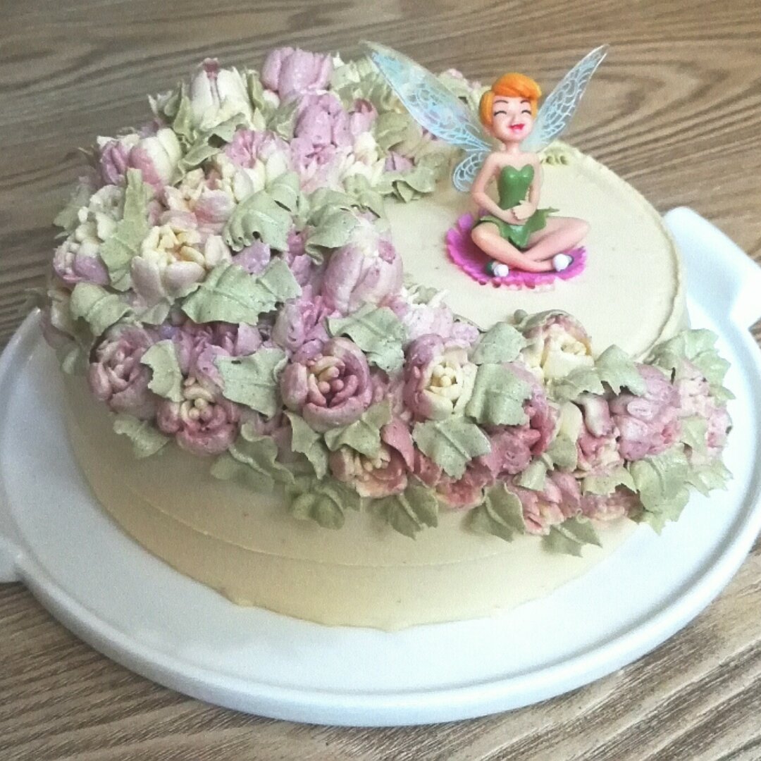 韩式裱花配方—豆沙奶油霜