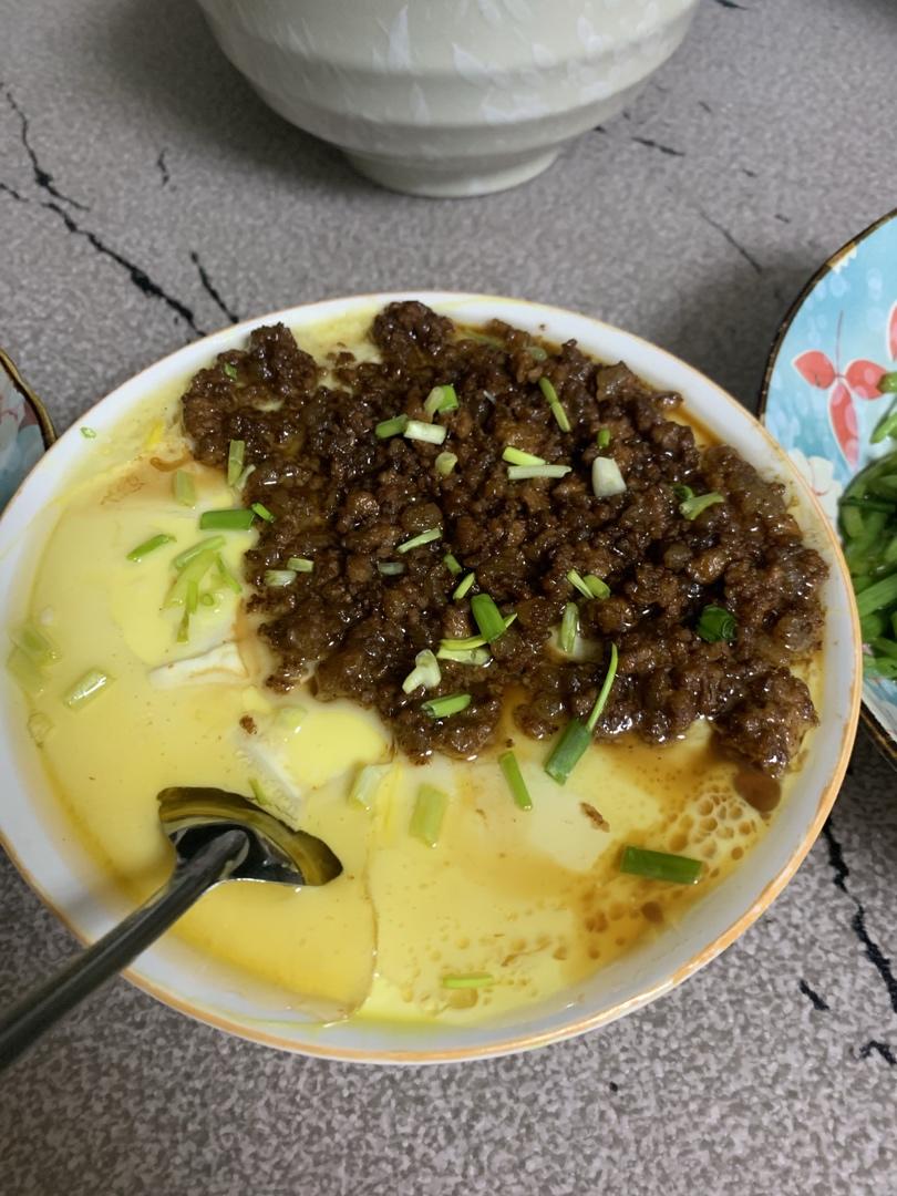 肉末豆腐蒸蛋