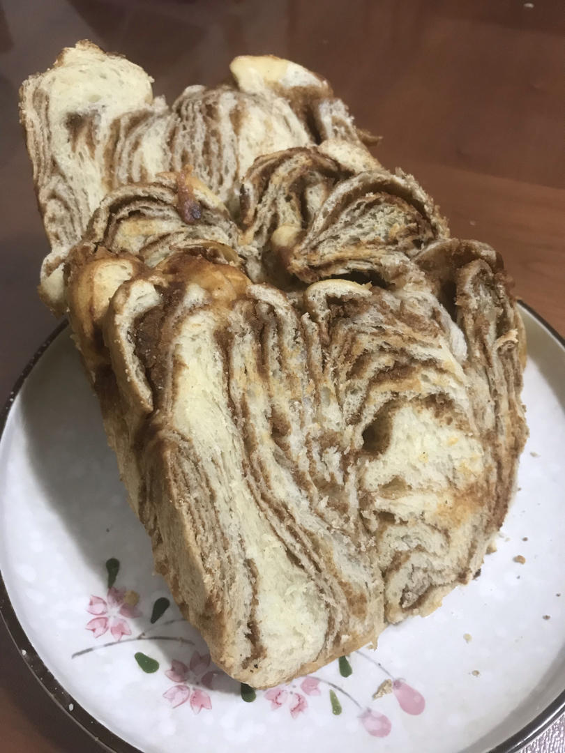 豆沙大理石吐司