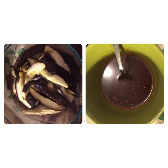 凉拌蒸茄子
