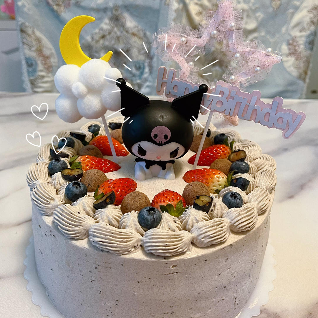 奥利奥海盐咸奶油戚风蛋糕8寸