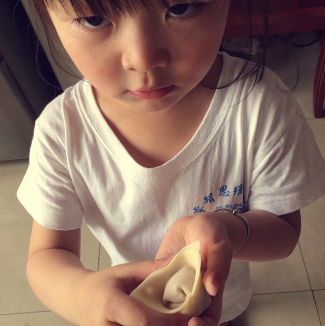 元宝馄饨的包法