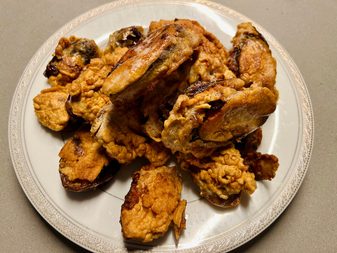 家常主食 炸茄盒 肉馅儿茄子