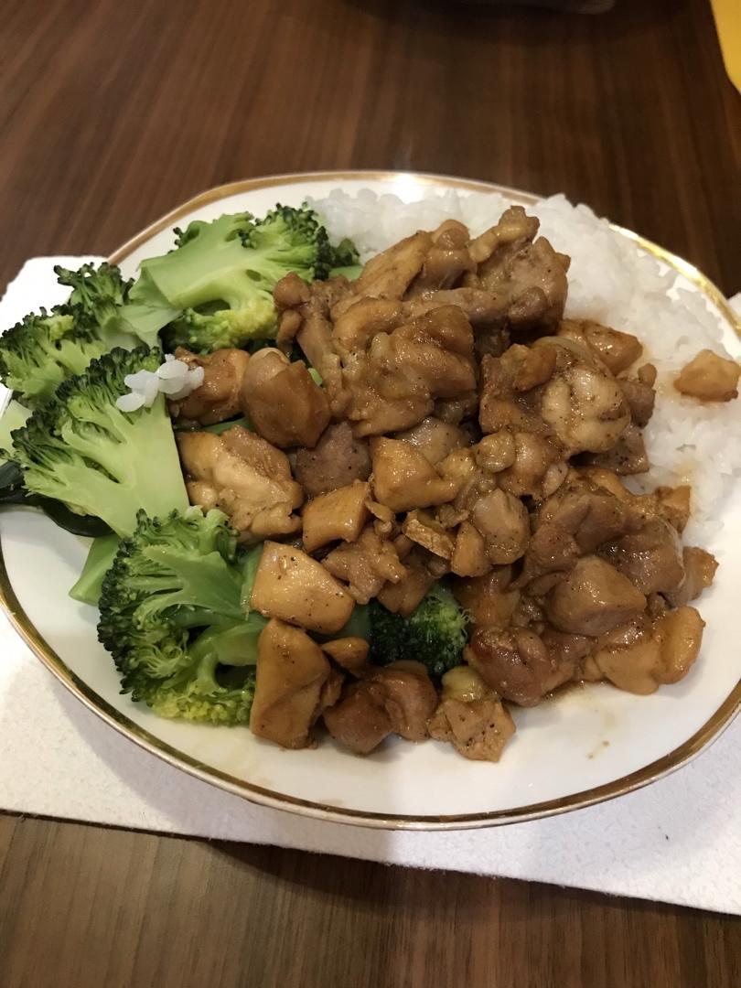 照烧鸡腿饭